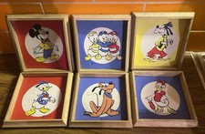 6 Rare Cadres Wdp Disney 1965 Offert Par La Vache Qui Rit
