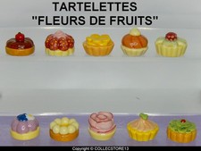 SERIE COMPLETE DE FEVES TARTELETTES FLEURS DE FRUITS  2026
