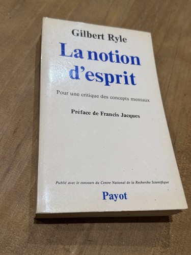 Payot gilbert ryle - payot,