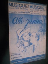 ancienne partition musique