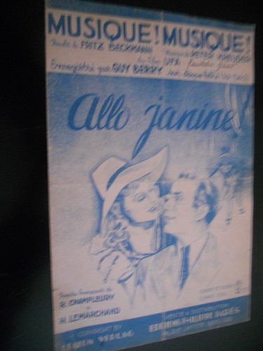 Ancienne partition musique - partition,