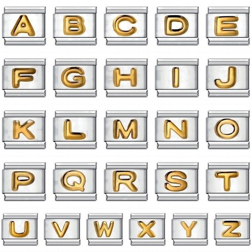 Perles lettres italiennes - perles, en