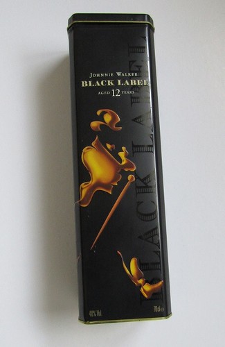 Boîte vide métal whisky - métal,