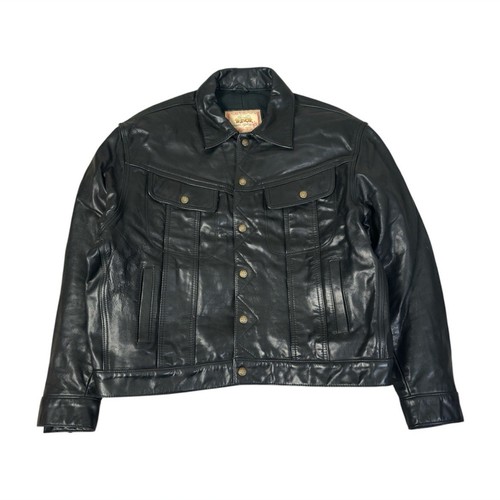 Trevor veste cuir noir