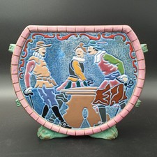 AMPHORA - RARE CZECHO-SLOVAKIA ART NOUVEAU EARTHENWARE VASE Czechoslovakia 