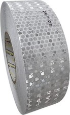 Grande Visibilité Bande DOT-C2 Approuvé Réfléchissant Remorque Blanc 2” x150 ’