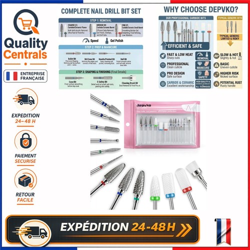Embouts ponceuse ongles - 13,