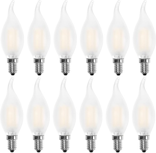 12x ampoule led e14 flamme - 12x,
