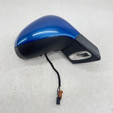 PEUGEOT 207 WING MIRROR RECIFE BLUE KMF OSF RH DRIVER FRONT RIGHT SIDE 06-09