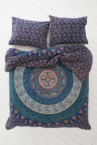 Mandala handmade couvre lit - mandala, en