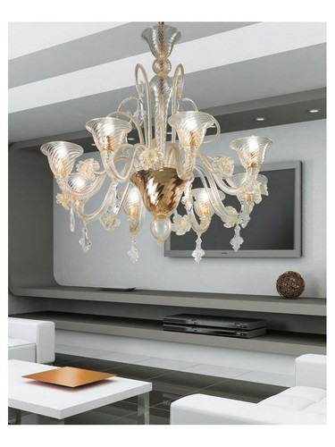 Lustre classique murano - lustre,