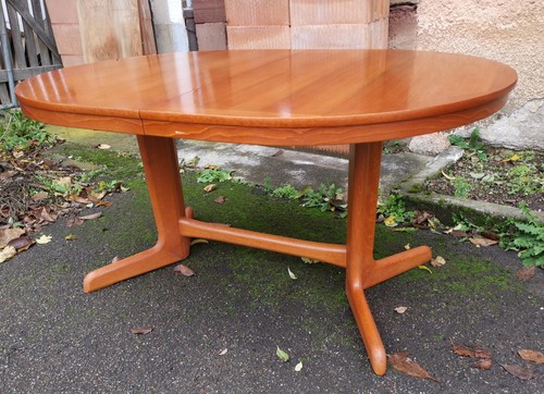 Table ovale vintage scandinave - ovale,