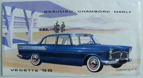 Brochure simca vedette - simca,