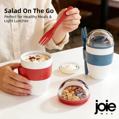 Joie portable salad cup 320ml - salad,
