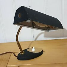 Antique ALUMINOR Swivel Black Desk Lamp Vintage Notary Bank...