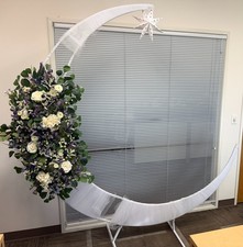 7.2FT Metal Crescent Moon