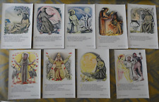 9 German Pious Images of Saint Francois