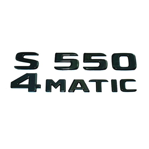 S550 4matic rear emblem gloss - s550,