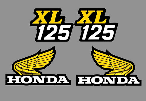 Stickers honda 125 xl - -,