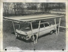 1957 Press Photo Arrow Carport
