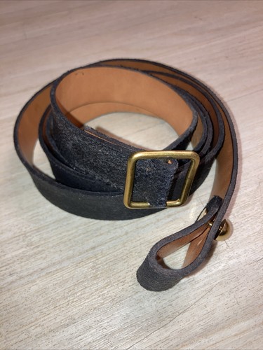 Repro sangle cuir - noir, bidon
