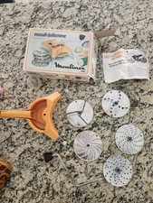 Vintage Moulinex 445 Mouli-Julienne 5 Disc Slicer Shredder Food Chopper NEW