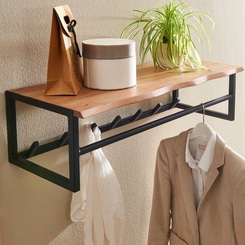 Finebuy porte manteau mural - manteau, 7