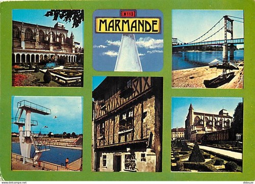 Carte postale marmande - carte,