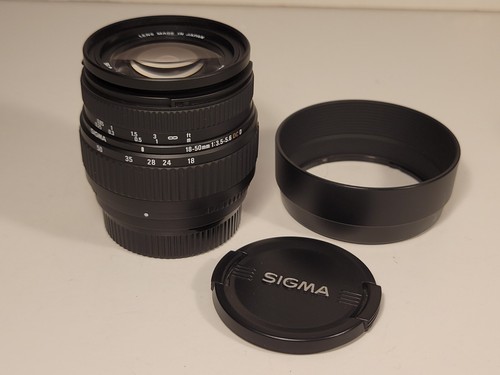 Sigma zoom 50mm 5 - 18-50mm, f/3.5-5.6