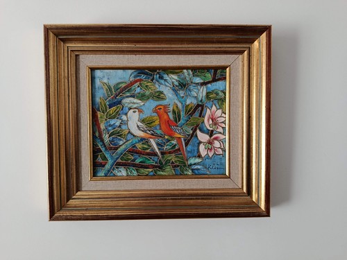 Tableau contemporain huile - tableau,