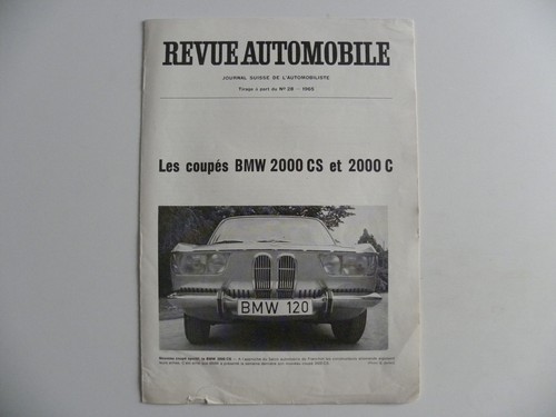 Brochure automobile revue - brochure,