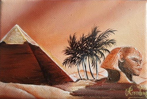 Tableau huile sur toile - tableau,