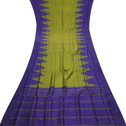 Sari indien vert vintage - sari,