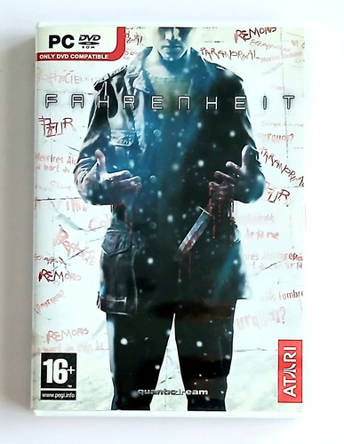 Fahrenheit dvd rom atari - pc, dvd-rom
