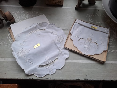 Lot napperons vintages - de, 2