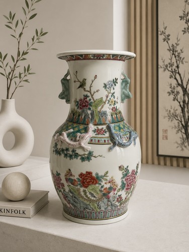 Vase porcelaine chinoise - en,