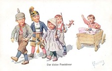 Carte postale petits soldats