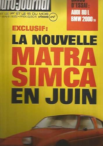 Auto journal 04 matra - l'auto,