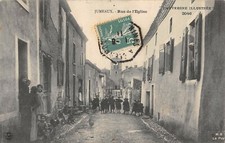 CPA 63 TWINS RUE DE L'EGLISE