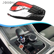 Real Carbon Gear Shifter Knob Lever Cover For BMW X5M X5M F95 X6 X6M F96 2020-25