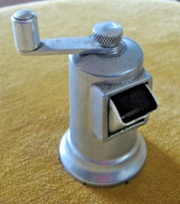Antique Vintage All Aluminum Small Pepper or Spice Mill 1940 - 50