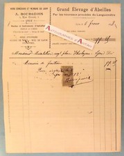 ● A. BOURGEOIS hives beekeeping instruments large beekeeping invoice