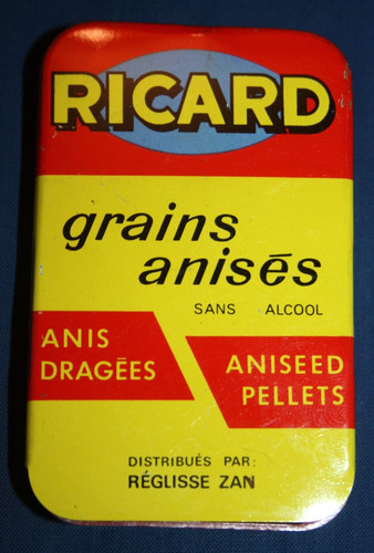 Ancienne boite anis ricard - boite,
