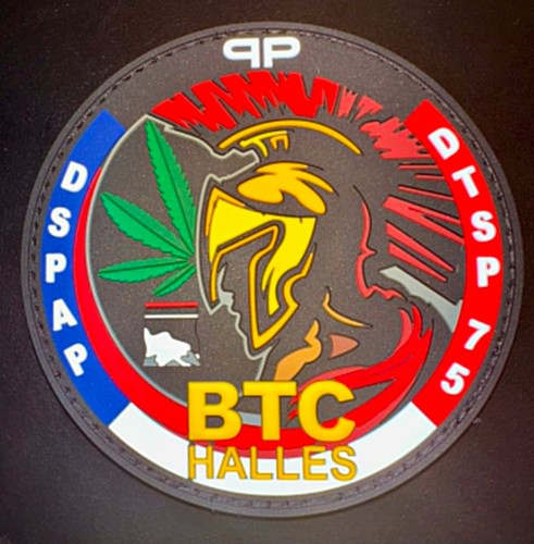 Ecusson police btc halles - police,