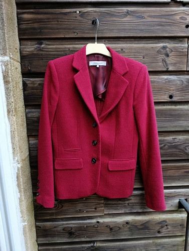 Veste blazer bordeaux - veste,