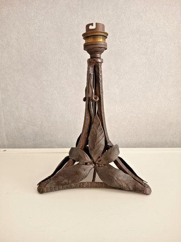 Old art deco lamp base - deco,