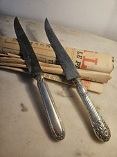 Lot 2 couteaux de service