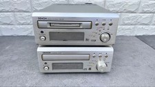 Denon UD-M30 CD Receiver Silver MD Recorder DMD-M30 Analog Volume Used