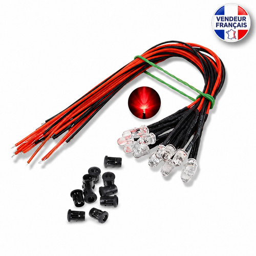 10x ampoules led diode pré - 10x,