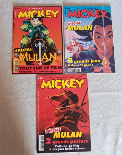 Journal mickey lot 3 - le,